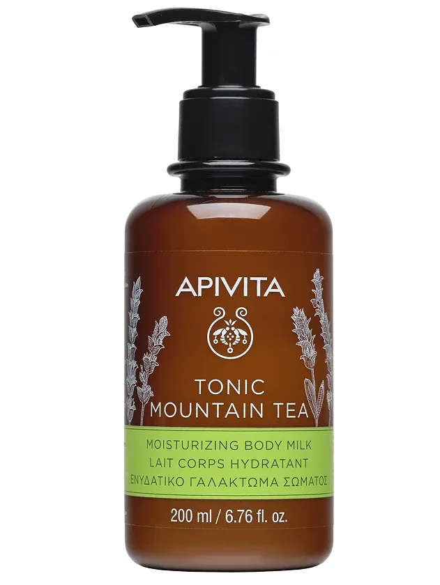 Apivita ķermeņa piens ar kalnu tēju, 200 ml