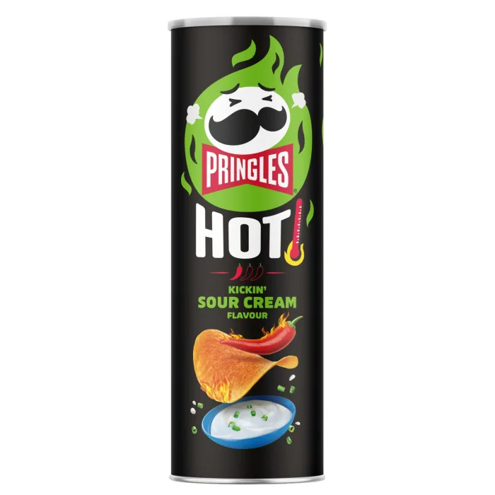 ČIPSI PRINGLES HOT KICKIN SOUR CREAM 160G
