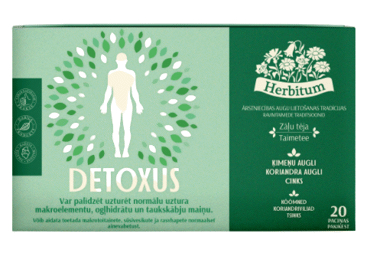 ZĀĻU TĒJA HERBITUM DETOXUS 20X2G
