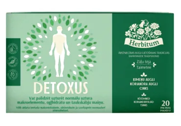 ZĀĻU TĒJA HERBITUM DETOXUS 20X2G