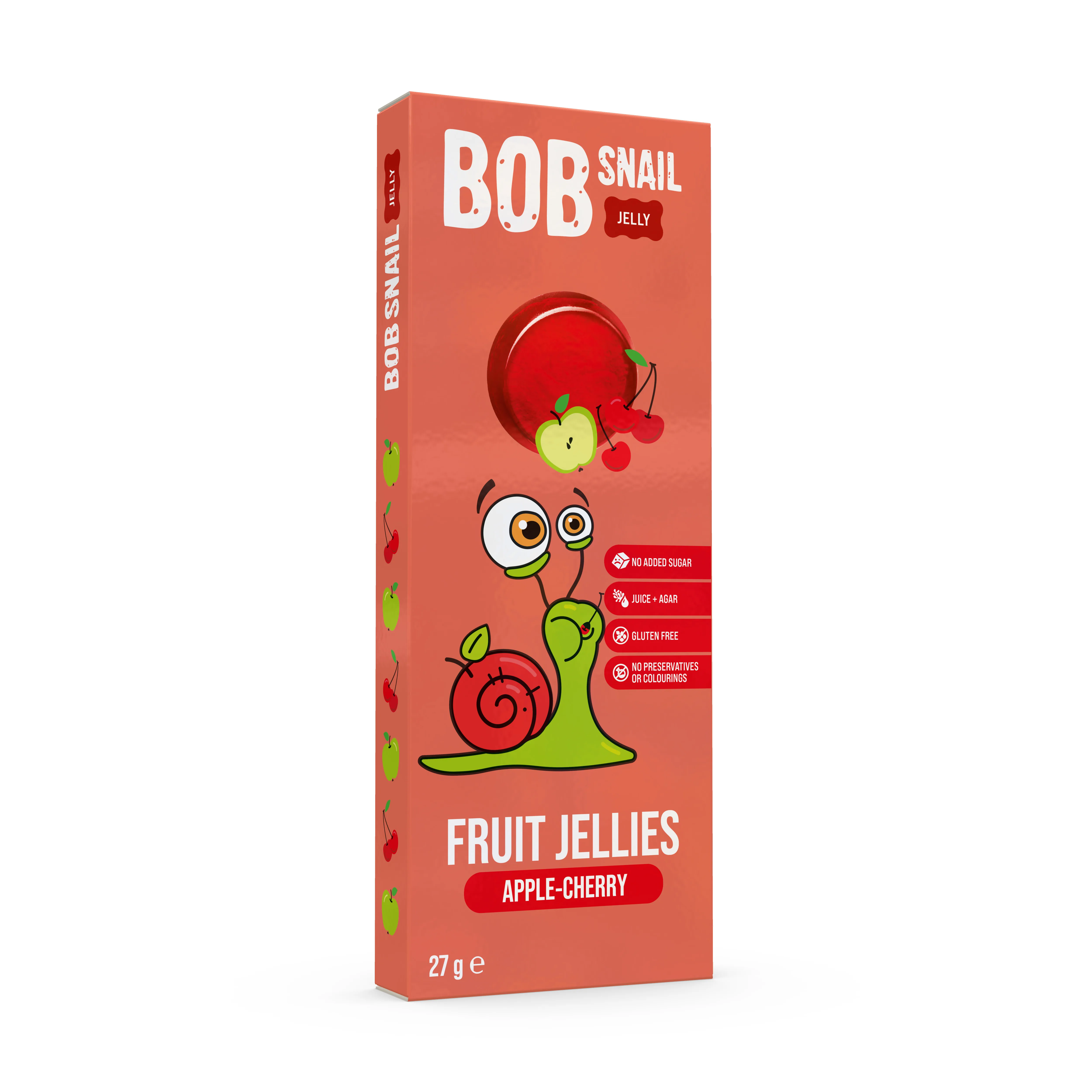 AUGĻU MARMELĀDE BOB SNAIL, ĀBOLU-ĶIRŠU, 27G