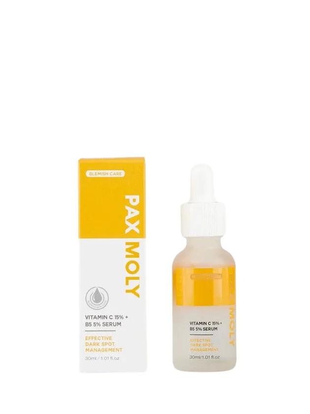 Pax Moly Vitamin C 15% + B5 5% serums, 30 ml