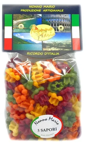 MAKARONI KRĀSAINIE NONNO MARIO CHEF, 500G
