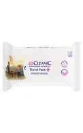 CLEANIC TRAVEL PACK ATSVAIDZINOŠAS MITRĀS SALVETES ROKĀM UN ĶERMENIM, 40GAB.