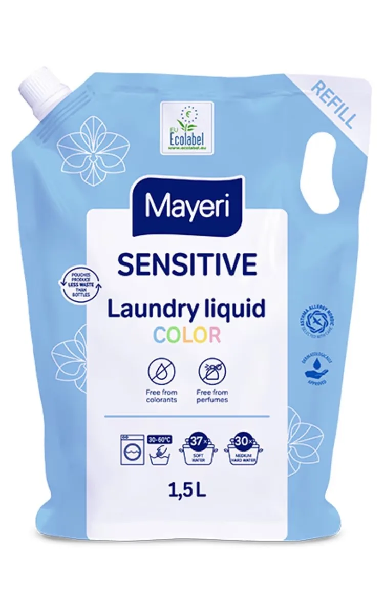 MAYERI SENSITIVE COLOR VEĻAS MAZGĀŠANAS ŽELEJA, REFILL, 1.5L