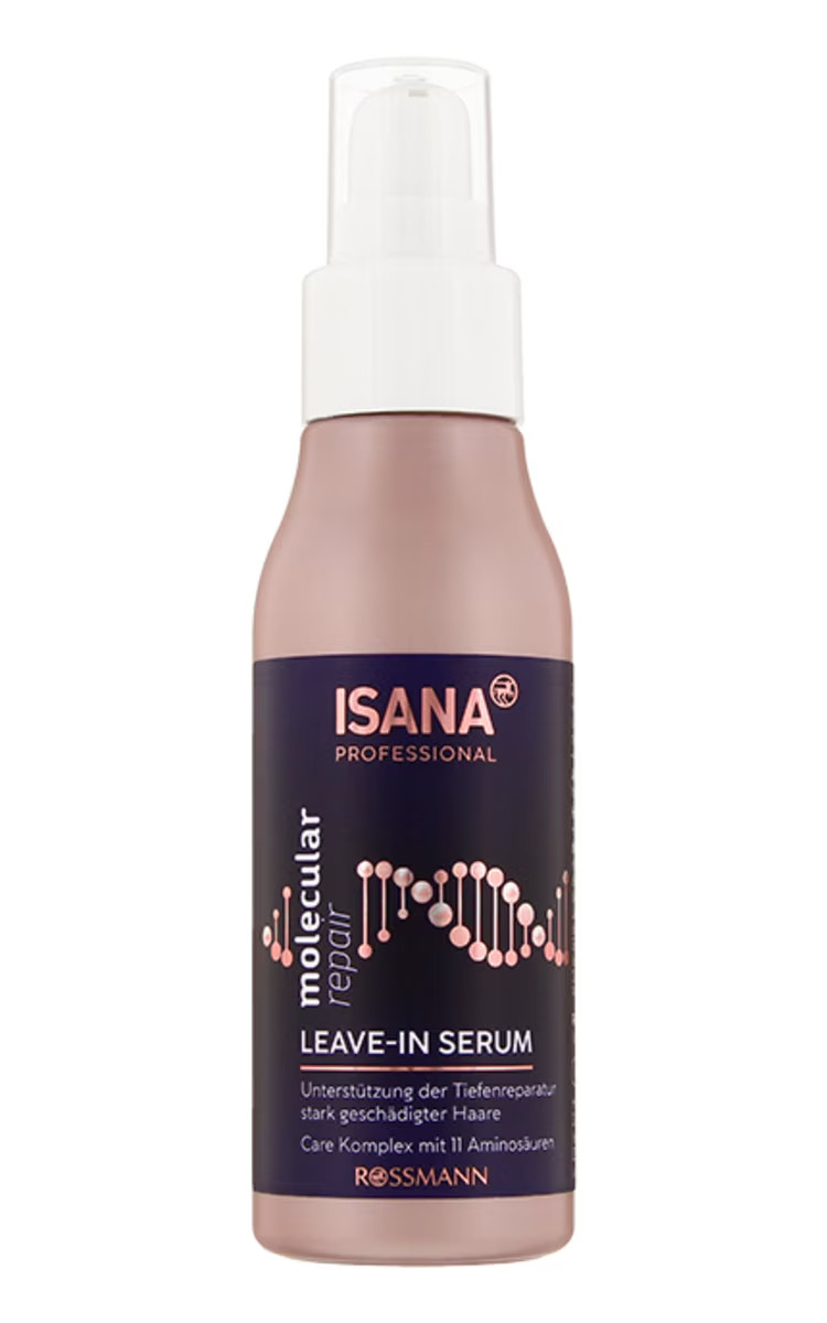 ISANA PROFESSIONAL MOLECULAR REPAIR LEAVE-IN SERUMS BOJĀTIEM UN NOVĀJINĀTIEM MATIEM, 100ML