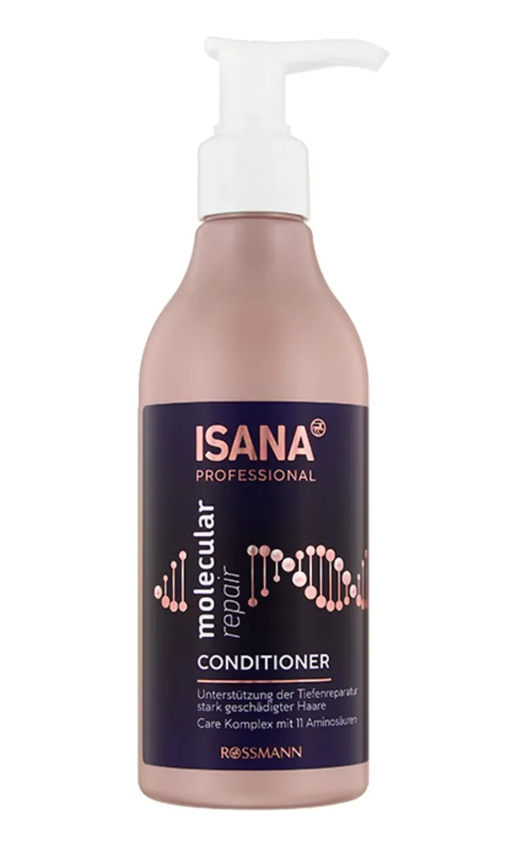 ISANA PROFESSIONAL MOLECULAR REPAIR KONDICIONIERIS BOJĀTIEM UN NOVĀJINĀTIEM MATIEM, 250ML