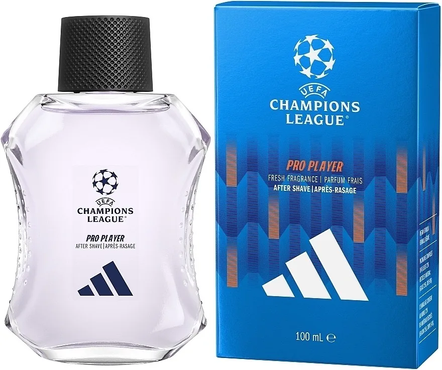 ADIDAS UEFA CHAMPIONS LEAGUE PRO PLAYER LOSJONS PĒC SKŪŠANĀS, 100ML