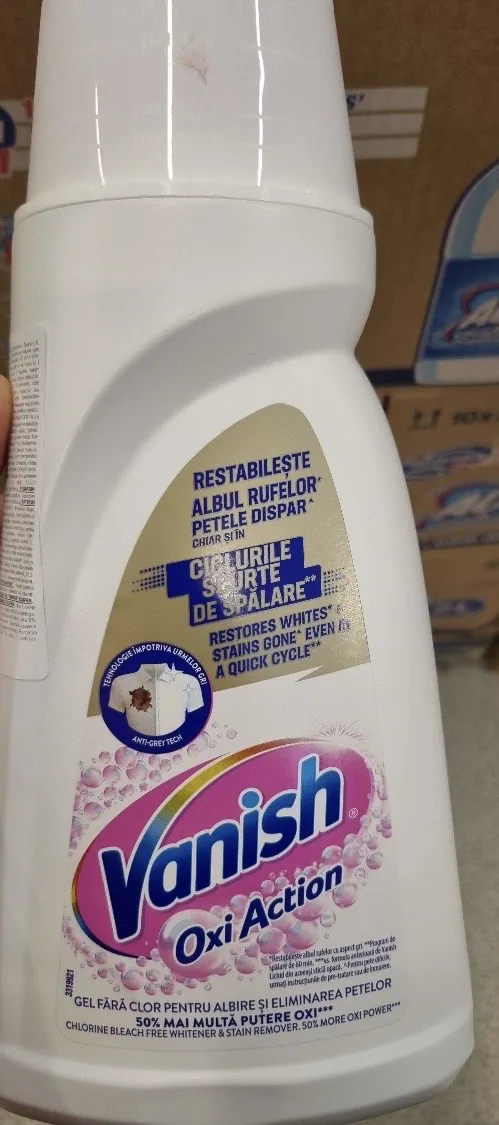VANISH OXI ACT. WHITE TRAIPU TIRĪŠANAS GĒLS 1L