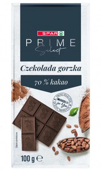 ŠOKOLĀDE SPAR PRIME SELECT TUMŠĀ 100G