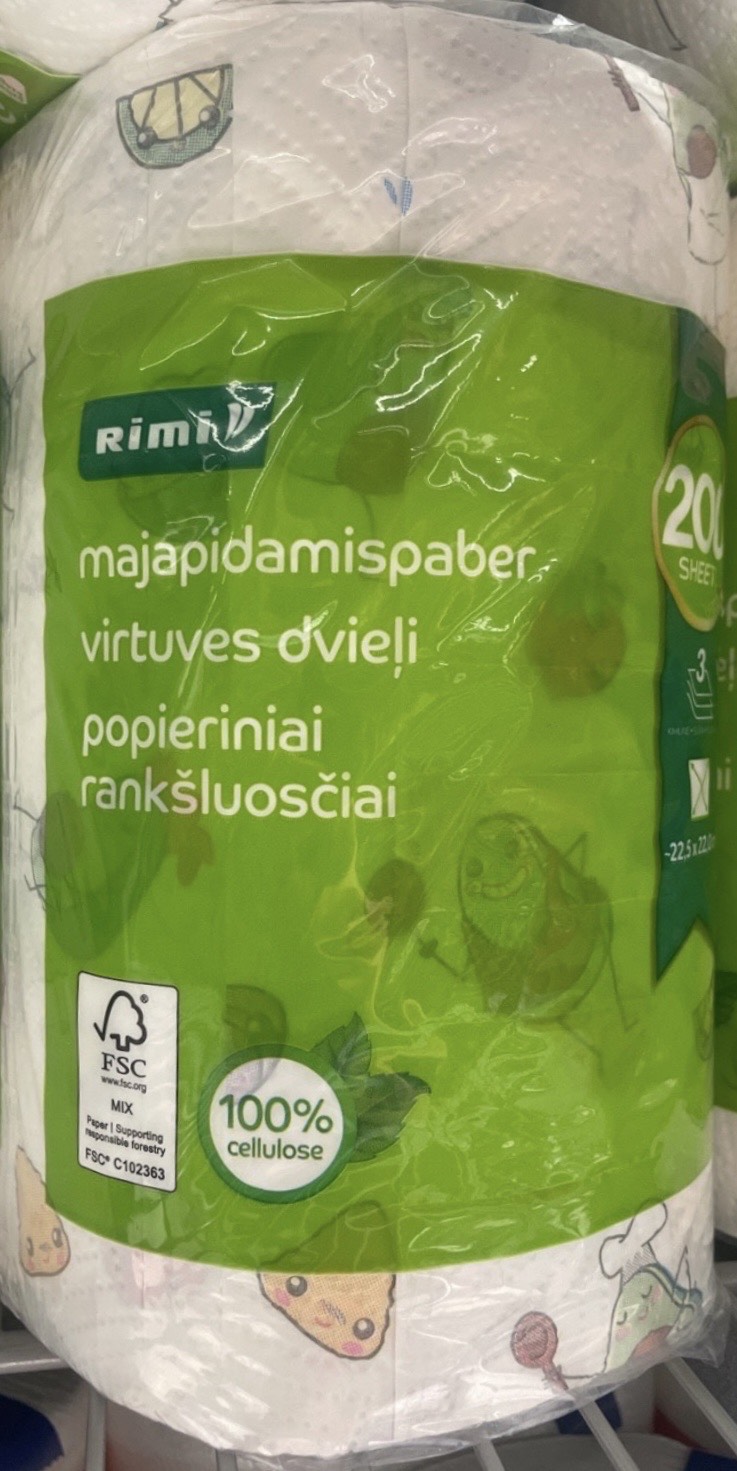 VIRTUVES DVIEĻI RIMI 3 SLĀŅI 200 LOKSNES
