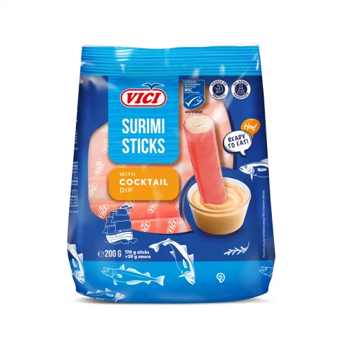 SURIMI NŪJIŅAS VIČI AR KOKTEIĻA MĒRCI DZESĒTAS 200G