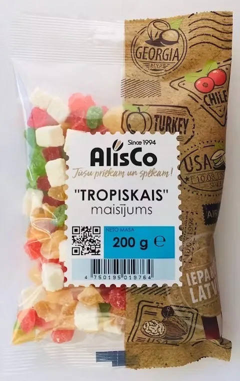 ŽAVĒTO AUGĻU MAISĪJUMS ALIS CO TROPISKAIS 200G