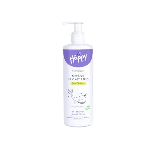 ŠAMPŪNS DUŠAS ŽELEJA HAPPY SENSITIVE 2IN1 400ML