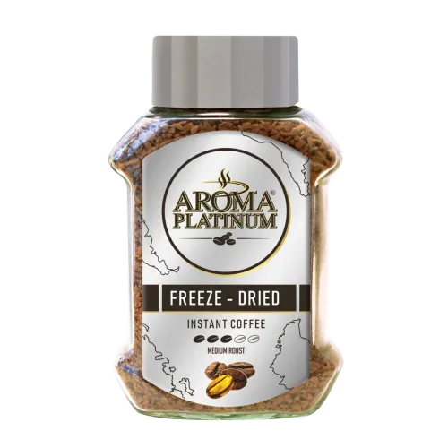 KAFIJA ŠĶĪSTOŠĀ AROMA PLATINUM GRANULĒTA 200G