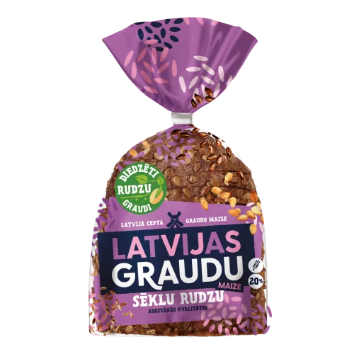 RUDZU MAIZE LATVIJAS GRAUDU AR SĒKLĀM 390G