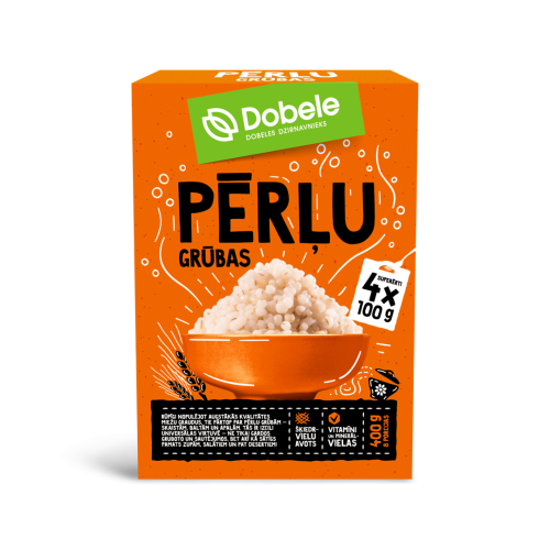 GRŪBAS DOBELE PĒRĻU 4X100G