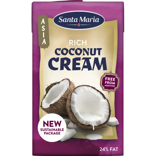 KOKOSRIEKSTU PIENS SANTA MARIA KRĒMVEIDA 250ML