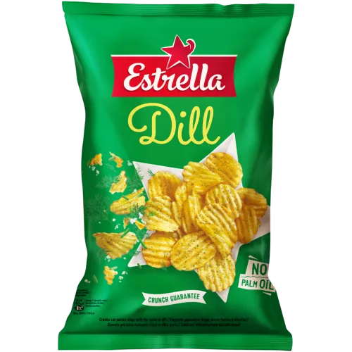 ČIPSI ESTRELLA AR AROM.DIĻĻU GARŠU 130G