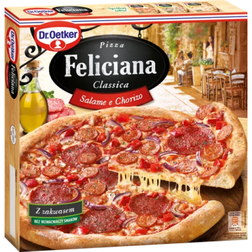 PICA FELICIANA AR SALAMI UN ČORIZO DESU DZIĻI SALDĒTA 320G