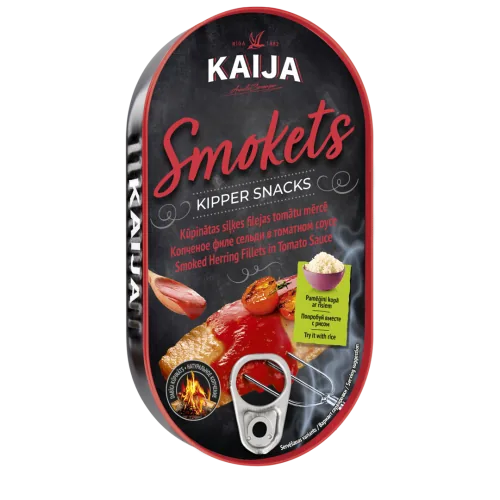 KONSERVI SIĻĶU FILEJAS KAIJA TOMĀTU MĒRCĒ KŪPINĀTAS 170G EO