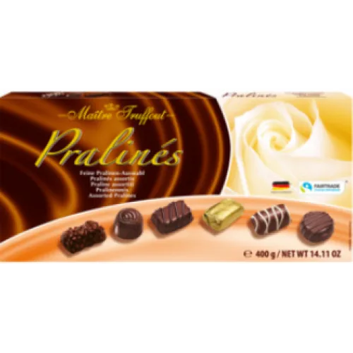 KONFEKŠU KĀRBA PRALINES 400G