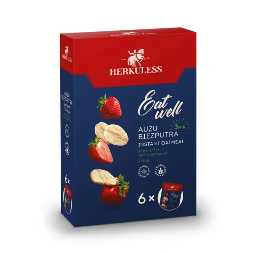 AUZU BIEZPUTRA HERKULESS AR ZEMENĒM ĀTRI PAGATAVOJAMĀ 6X35G