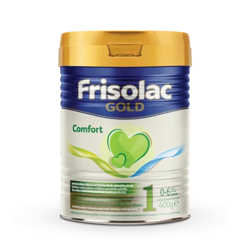 PIENA MAISĪJUMS FRISOLAC GOLD COMFORT 1 NO DZIMŠANAS 400G