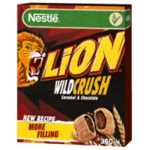 SAUSĀS BROKASTIS NESTLE LION WILDCRUSH 360G