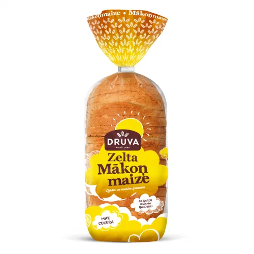 BALTMAIZE DRUVA ZELTA MĀKOŅMAIZE 450G