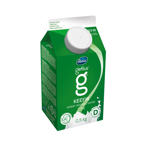 KEFĪRS GEFILUS 2.5% 500G VALIO