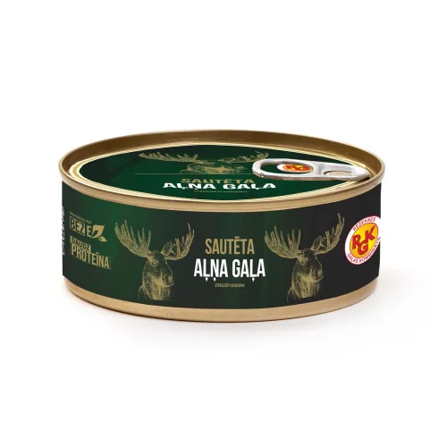 SAUTĒTA AĻŅA GAĻA, STERILIZĒTI KONSERVI /BUNDŽA 250G/
