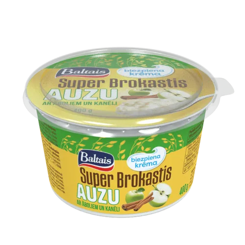BIEZPIENA KRĒMS SUPER BROKASTIS AUZU ĀBOLU KANĒĻA 400G
