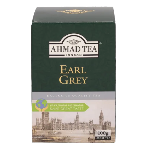 TĒJA MELNĀ AHMAD EARL GREY 100G