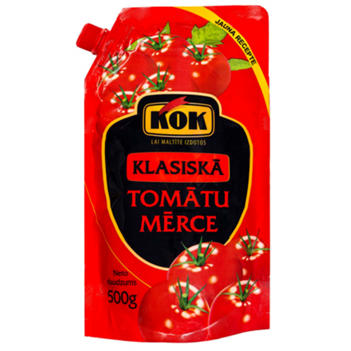 TOMĀTU MĒRCE KOK KLASISKĀ 500G STĀVPAKĀ