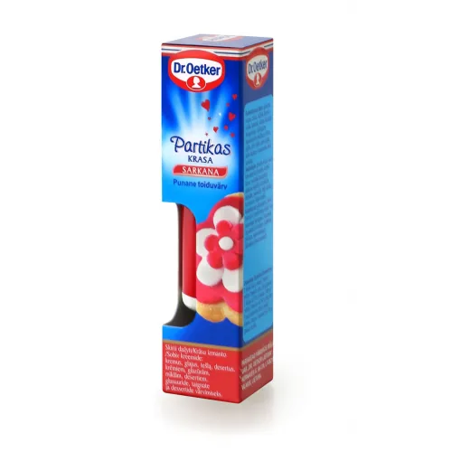 PĀRTIKAS KRĀSVIELA DR.OETKER SARKANA 10G