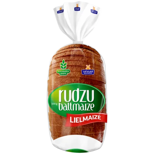 BALTMAIZE LATVIJAS MAIZNIEKS LIELMAIZE RUDZU 500G