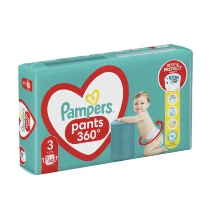 BIKSĪŠU AUTIŅBIKSĪTES PAMPERS MP 6-11 KG S3 56GAB