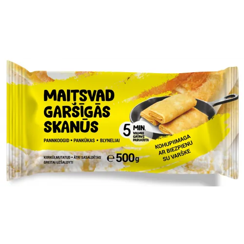 SALDĒTAS PANKŪKAS ARIOLS GARŠĪGĀS AR BIEZPIENU 500G