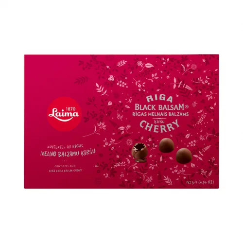 KONFEKTES LAIMA AR RĪGAS MELNO BALZAMU ĶIRŠU 135G