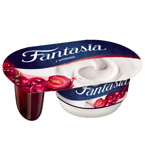 JOGURTS FANTASIA KRĒMVEIDA AR ĶIRŠIEM 118G