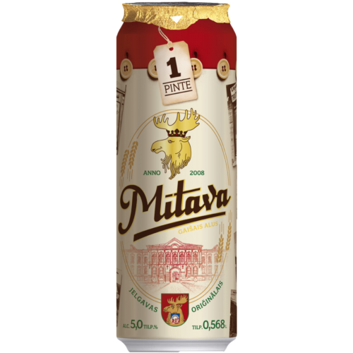 ALUS MĪTAVA PINTE 5% 0.568L CAN