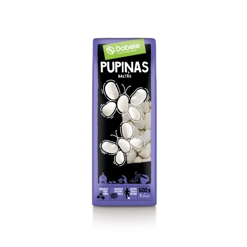 PUPIŅAS DOBELE BALTĀS 500G