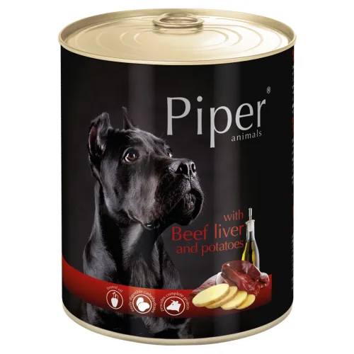 BARĪBA SUŅIEM KONS. PIPER AR LIELLOPU.AKNĀM.KARTUPEĻIEM 800G