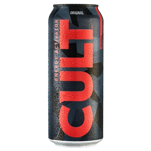 ENERĢIJAS DZĒRIENS CULT ORIGINAL 500ML CAN