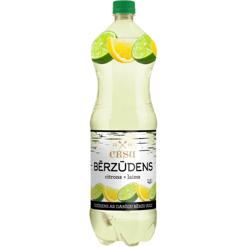 BĒRZŪDENS CĒSU CITRONA-LAIMA 1.5L PET
