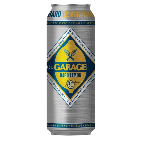 ALKOHOLISKAIS KOKTEILIS GARAGE HARD LEMON 4% 0,5L