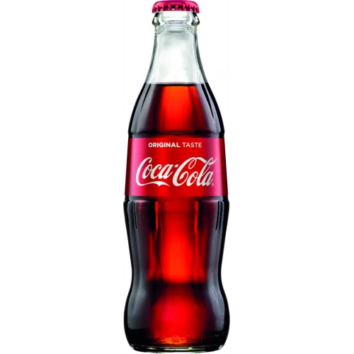 GĀZĒTS DZĒRIENS COCA-COLA STIKLA PUDELĪTĒ 0,33L