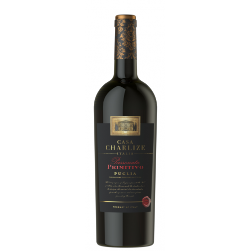 V. ITĀL. CASA CHARLIZE PRIMITIVO PASSONATA 14% 0.75L