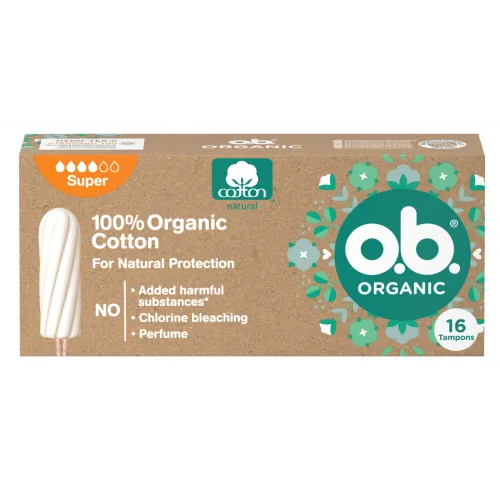 TAMPONI OB ORGANIC SUPER 16GAB